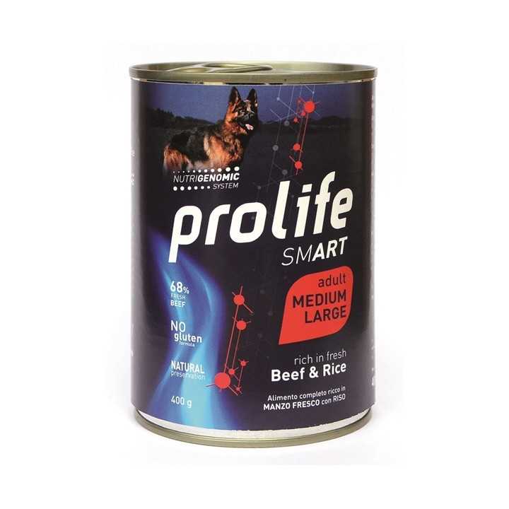 Prolife Dog Smart Adult Medium/Large Manzo & Riso 400 Gr.