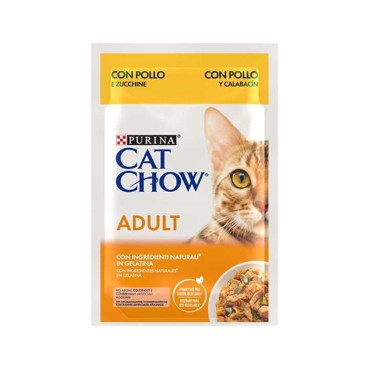 Purina Cat Chow Adult Pollo & Zucchine 85 Gr.