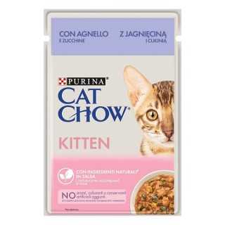 Purina Cat Chow Kitten Agnello & Zucchine 85 Gr.