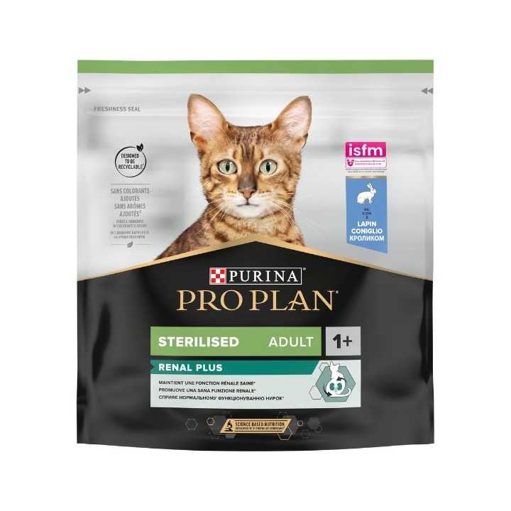 Purina Pro Plan Cat Adult Sterilised Renal Plus Coniglio 400 Gr.