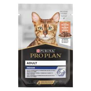 Purina Pro Plan Cat Indoor Salmone In Salsa 85 Gr.