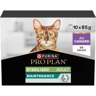 Purina Pro Plan Cat Sterilised Anatra In Salsa (10 X 85 Gr.)