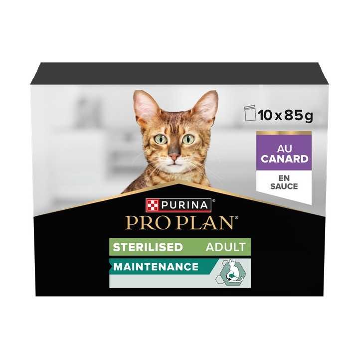Purina Pro Plan Cat Sterilised Anatra In Salsa (10 X 85 Gr.)