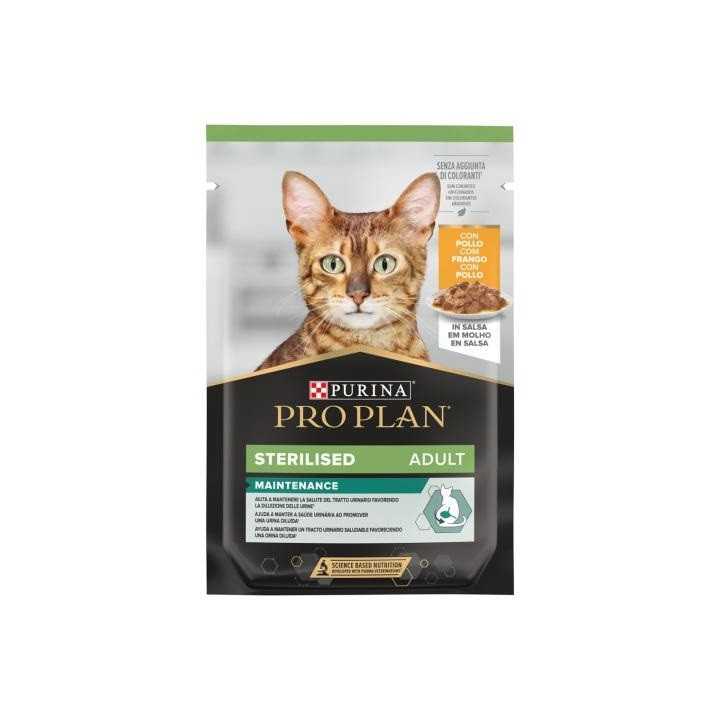 Purina Pro Plan Cat Sterilised Pollo In Salsa 85 Gr.