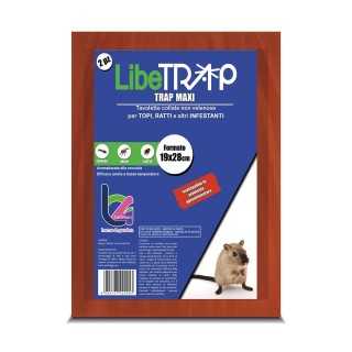 trappole LibeTrap Maxi - Tavoletta Viscosa Non Velenosa 2 Fogli 19x28 cm (Per Ratti