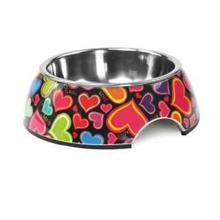 Record Ciotola Melamina & Inox Lovely Fantasy Tg. L (22 X 7,5 Cm. / 0,7 Lt.)