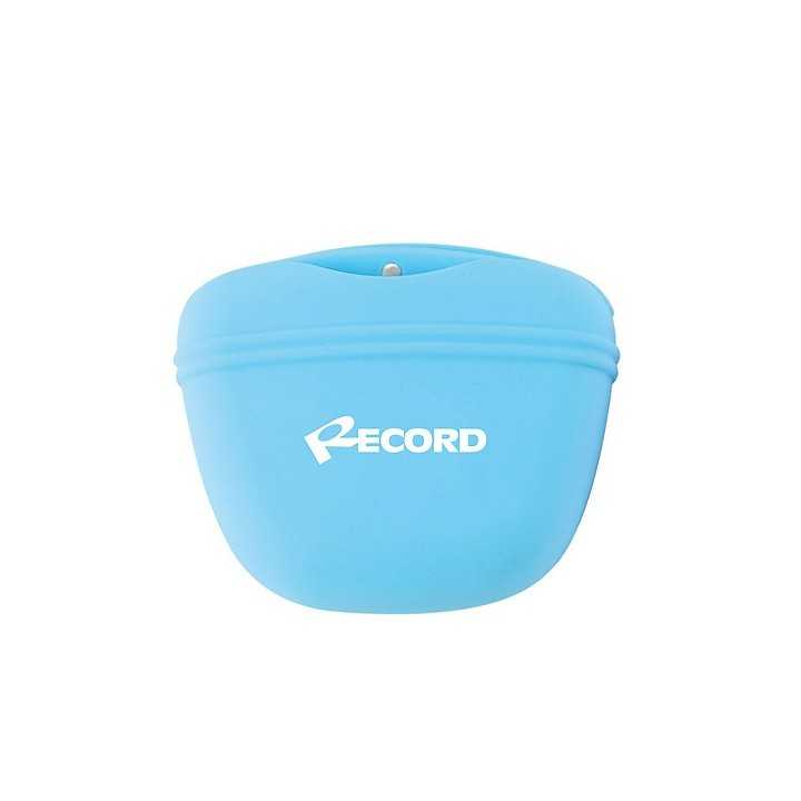 Record Porta Snack In Silicone Azzurro (10,5 X 12,5 Cm.)