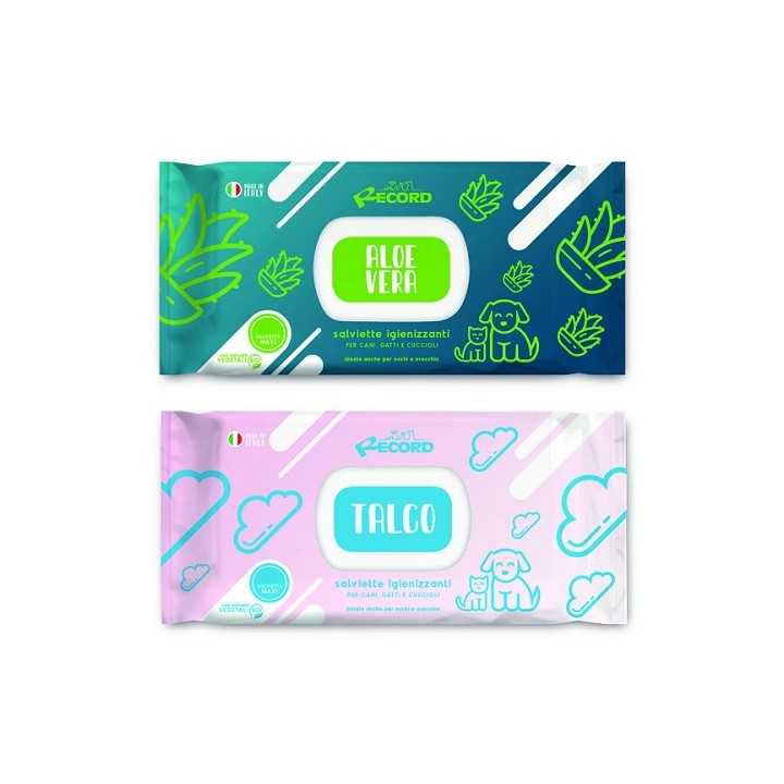 Record Salviette Detergenti Maxi Clorexidina 80 Pz.