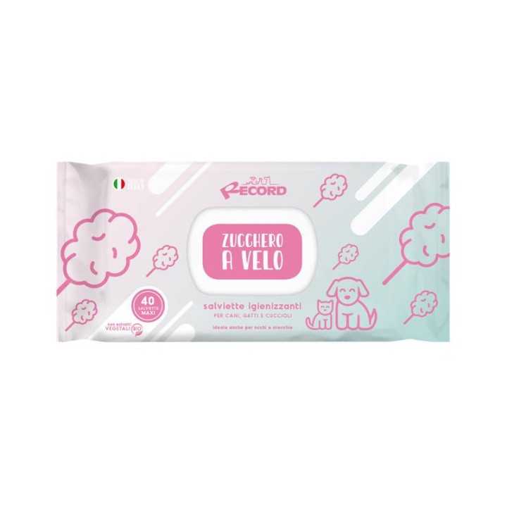 Record Salviette Detergenti Maxi Zucchero A Velo 40 Pz.