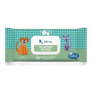 Arya Salviette Detergenti Muschio Bianco Maxi Formato 100 Pz.