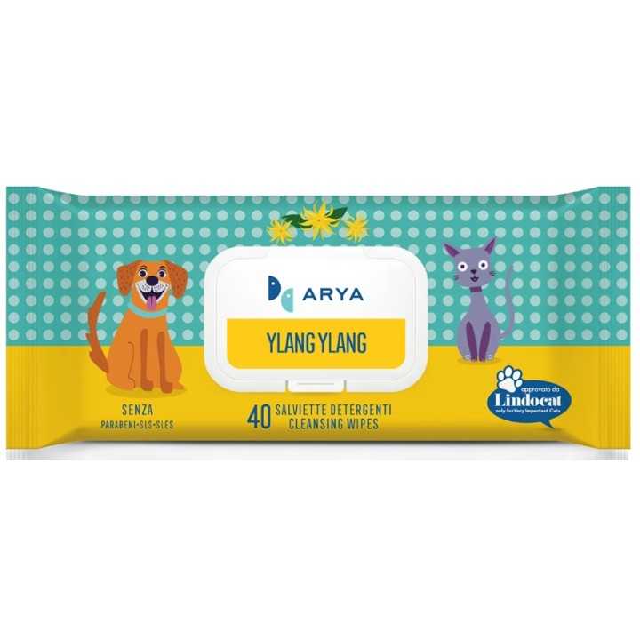Arya Salviette Detergenti Ylang Ylang 40 Pz.