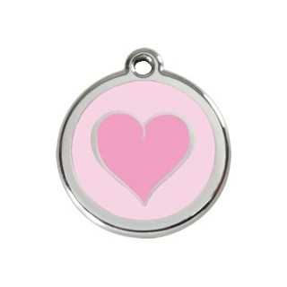 Reddingo Medaglietta Con Incisione Mod: Cuore Rosa