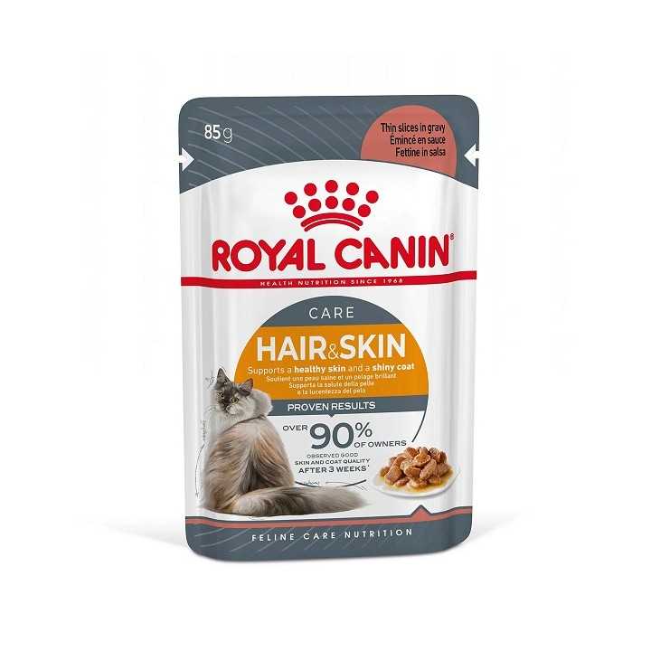 Royal Canin Cat Hair & Skin Salsa 85 Gr.