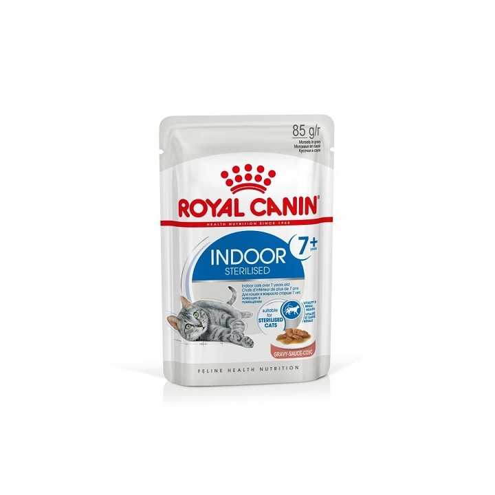 Royal Canin Cat Indoor Sterilised 7+ Salsa 85 Gr.