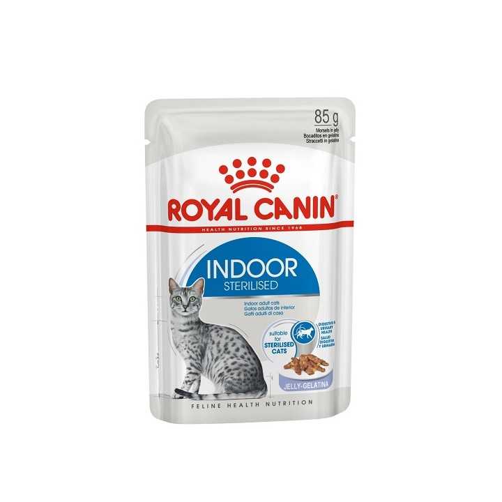 Royal Canin Cat Indoor Sterilised Jelly 85 Gr.