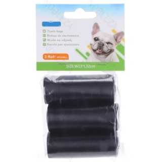 Sacchetti Igienici Neri 3 Rotoli
