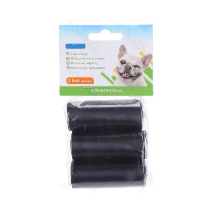 Sacchetti Igienici Neri 3 Rotoli