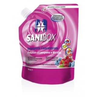 Sanibox Detergente Concentrato Profumato Al Lampone & Mirtillo 1 Lt.