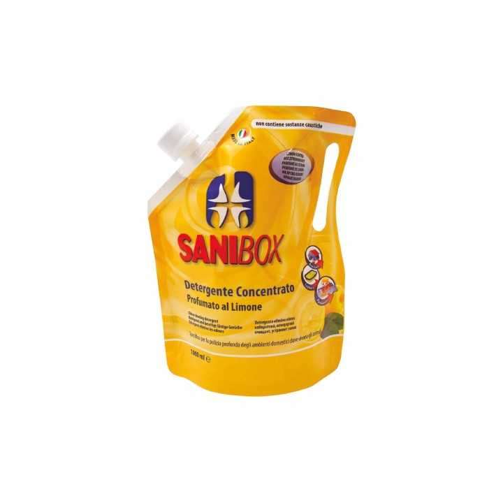 Sanibox Detergente Concentrato Profumato Al Limone 1 Lt.
