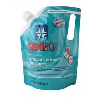 Sanibox Detergente Concentrato Profumato Al Muschio Bianco 1 Lt.