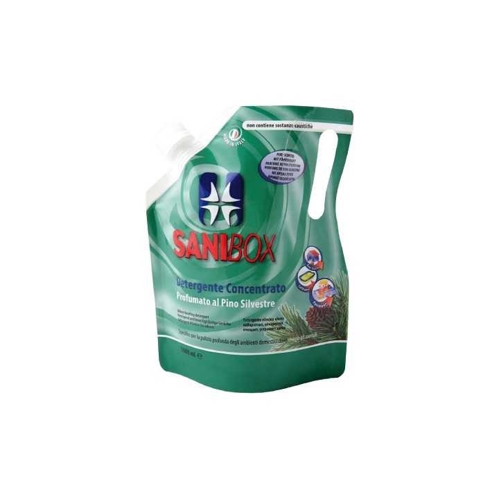Sanibox Detergente Concentrato Profumato Al Pino Silvestre 5 Lt.