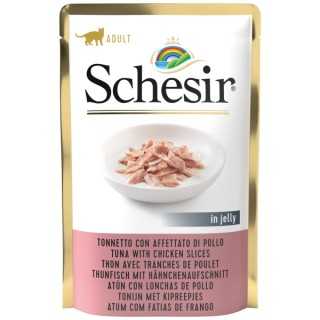 Schesir Busta Adult Tonnetto Con Affettato Di Pollo 85 Gr.