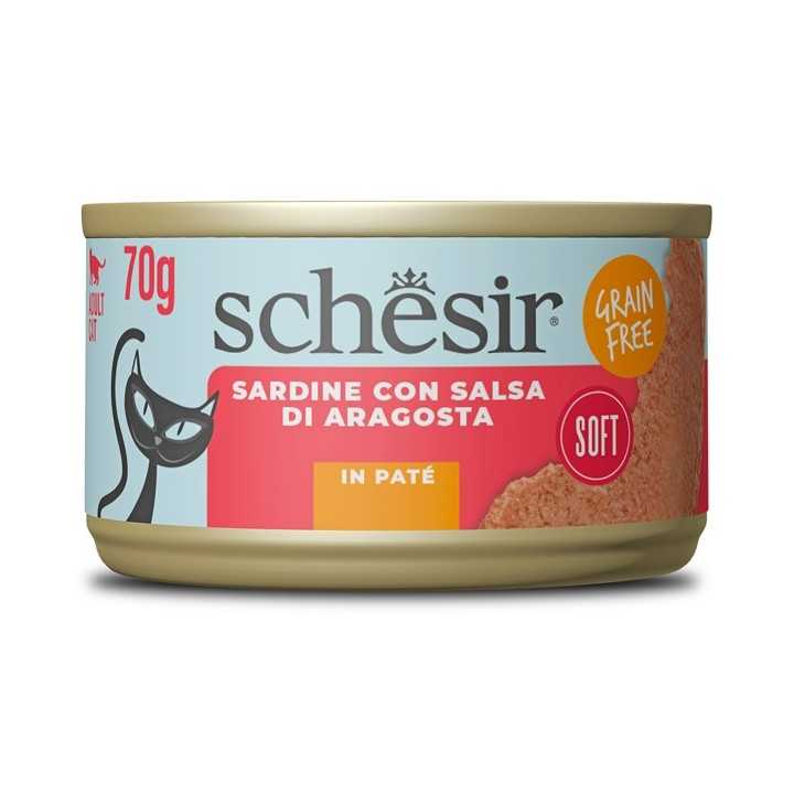 Schesir Cat Sardine Con Salsa Di Aragosta In Pate' 70 Gr.