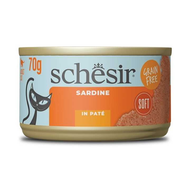 Schesir Cat Sardine In Pate' 70 Gr.