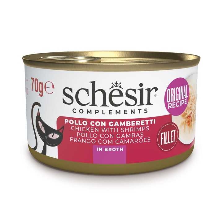 Schesir Complements Broth Pollo & Gamberetti 70 Gr.