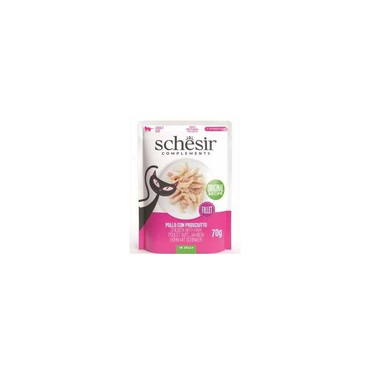 Schesir Complements Busta Adult Pollo & Prosciutto In Jelly 70 Gr.