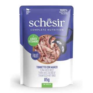 Schesir Complete Nutrition Busta Adult Tonnetto & Manzo In Jelly 85 Gr.
