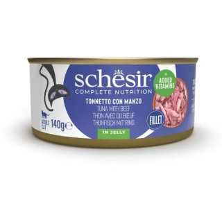 Schesir Complete Nutrition Jelly Tonnetto Con Manzo 140 Gr.