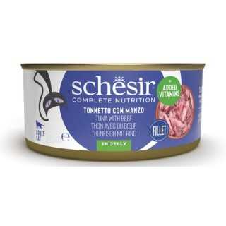 Schesir Complete Nutrition Jelly Tonnetto Con Manzo 85 Gr.