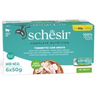 Schesir Complete Nutrition Jelly Tonnetto Con Orata (6 X 50 Gr.)