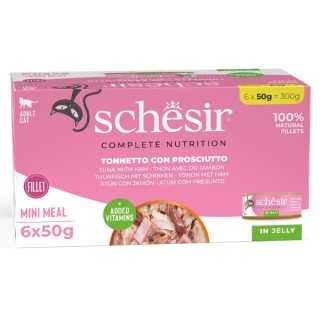 Schesir Complete Nutrition Jelly Tonnetto Con Prosciutto (6 X 50 Gr.)