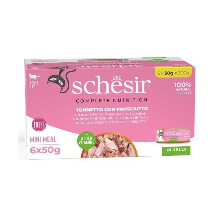 Schesir Complete Nutrition Jelly Tonnetto Con Prosciutto (6 X 50 Gr.)