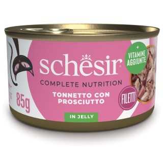 Schesir Complete Nutrition Jelly Tonnetto Con Prosciutto 85 Gr.