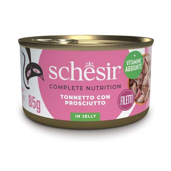 Schesir Complete Nutrition Jelly Tonnetto Con Prosciutto 85 Gr.