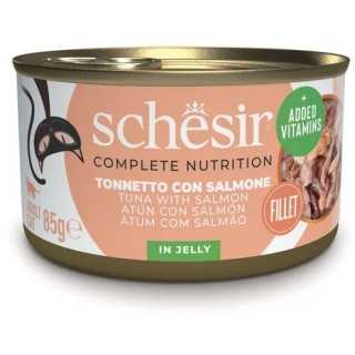 Schesir Complete Nutrition Jelly Tonnetto Con Salmone 85 Gr.