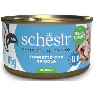 Schesir Complete Nutrition Jelly Tonnetto Con Spigola 85 Gr.