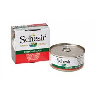 Schesir Dog Filetti Di Pollo Con Manzo 150 Gr.