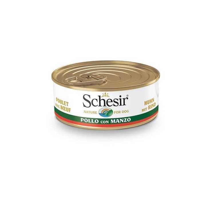 Schesir Dog Filetti Di Pollo Con Manzo 85 Gr.