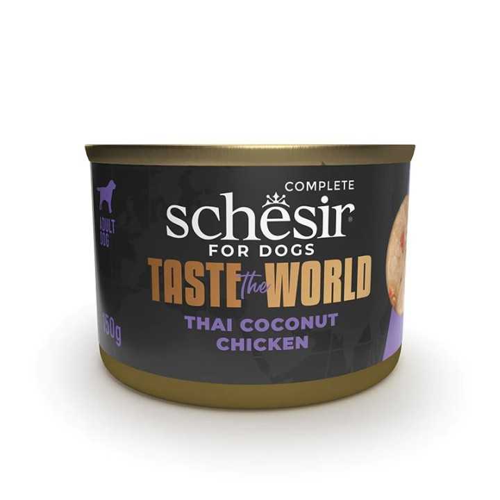 Schesir Dog Taste The World Thai Coconut Chicken 150 Gr.