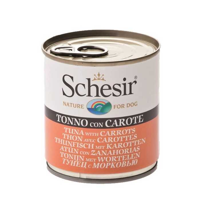 Schesir Dog Tonnetto Con Carote 285 Gr.