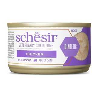 Schesir Vet Solutions Diabetic Mousse Pollo 80 Gr.