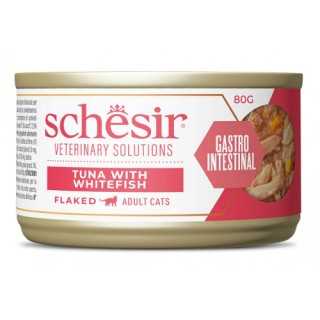 Schesir Vet Solutions Gastrointestinal Flaked Tonnetto Con Pesce Bianco 80 Gr.