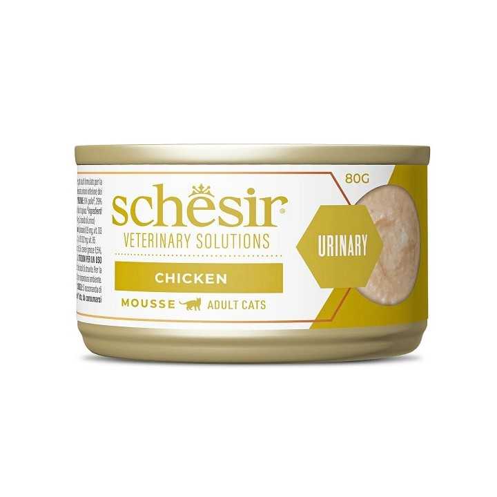 Schesir Vet Solutions Urinary Mousse Pollo 80 Gr.