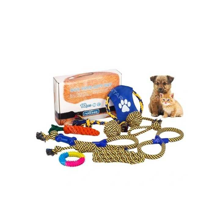 Set Giochi In Corda Per Cani 10 Pz.