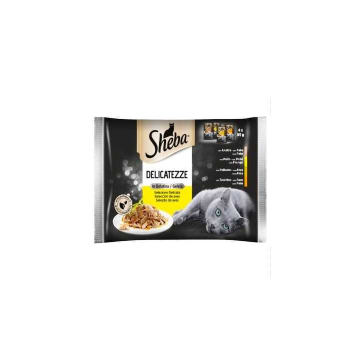Sheba Delicatezze Pollo In Gelatina 4 X 85 Gr.