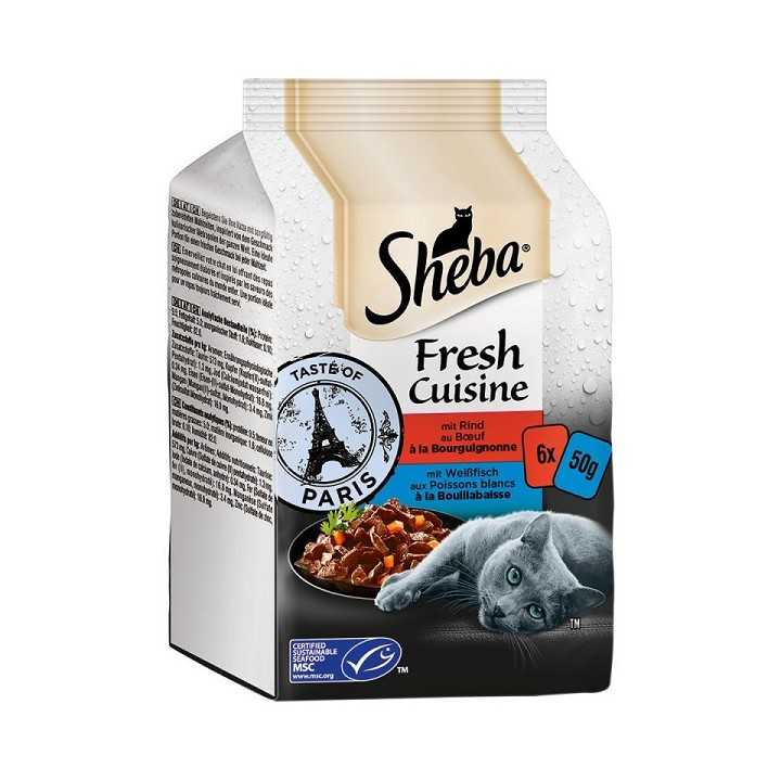 Sheba Dèlices Du Jour Taste Of Paris 6 X 50 Gr.